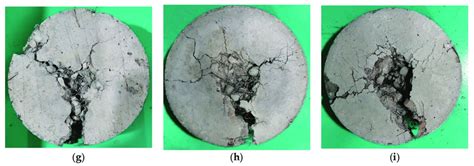 failure patterns  heated specimens  vf     vf
