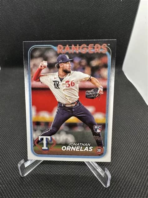 Carta Rookie Topps Series Jonathan Ornelas Rc Texas Rangers