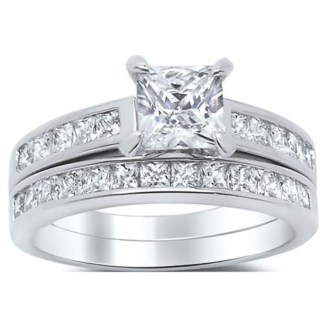 Forever Bride 15 Carat Diamond Sterling Silver Quad 48 Off