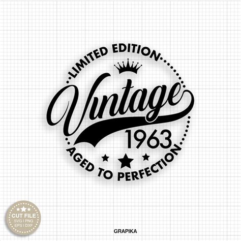 60th Birthday Svg Vintage 60th Birthday Svg 60th Svg Happy Etsy