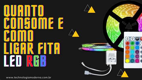 LED Consome Energia Como Instalar E Ligar Fita De Led YouTube