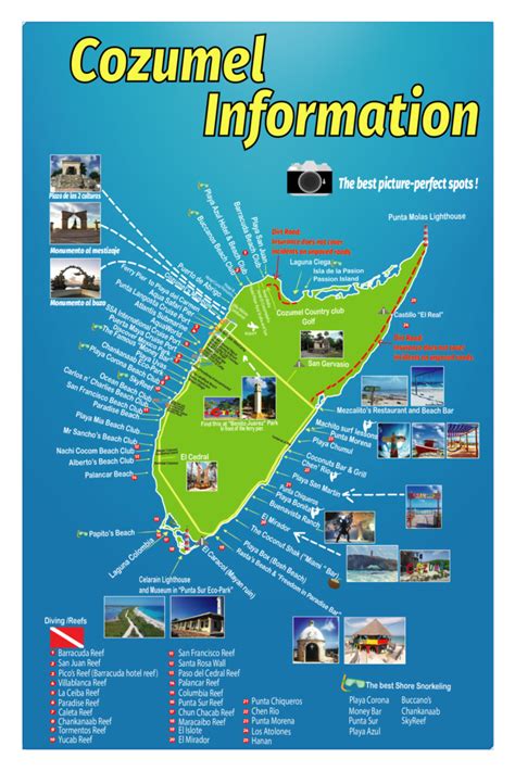 Cozumel map – Mar y Mar Rentals