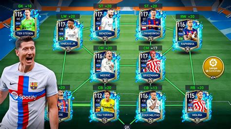 I Built Best Ever LaLiga TOTS Squad We Got Benzema Lewandoski