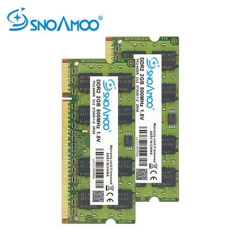 Snoamoo Memoria Ram Ddr Para Ordenador Port Til Gb Mhz Mhz