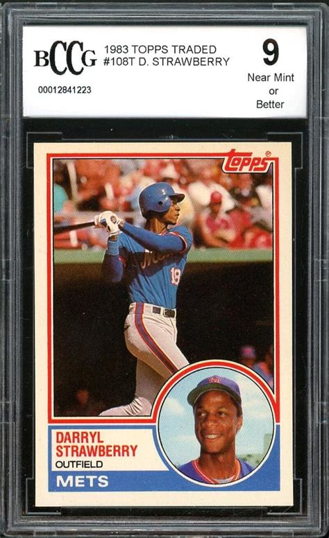 Amazon 1983 Topps Traded 108T Darryl Strawberry Rookie Card BGS