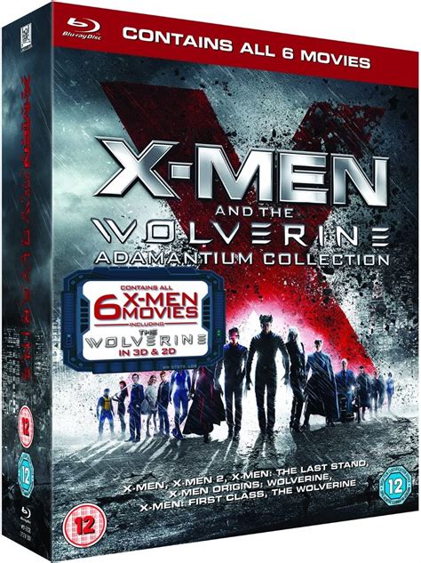 X Men And Wolverine All Films Blu Ray Collection 8 Discs Box Set X