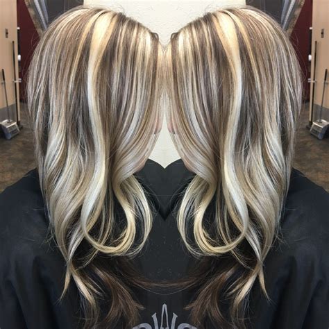 Beige Blonde Highlights And Lowlights Olaplex Long Hair Layers