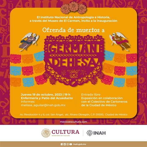 chilango Ofrendas música y disfraces actividades en museos de CDMX