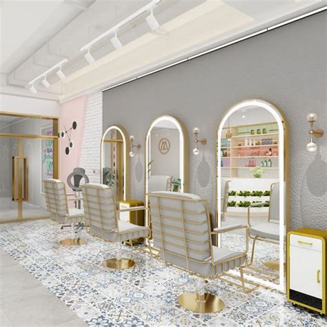 Mi Mirror Luxury Floor Mirror Hair Salon Mirrors With Light Salon