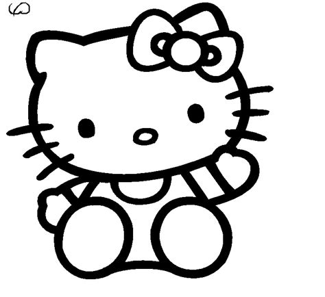 Line Art Hello Kitty Clipart Best