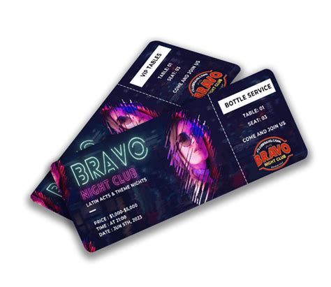 Bravo Night Club Tickets Updated January 2025