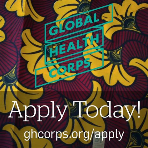 Global Health Corps On Twitter Applications Are Open Apply To Be A