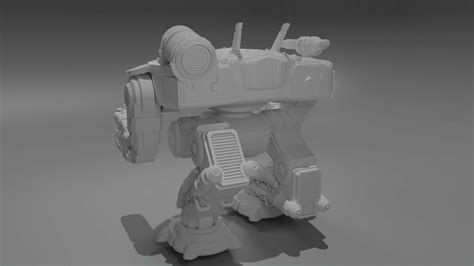 Free STL file Battletech - King Crab - KGC-0000 🤴・3D printing model to ...