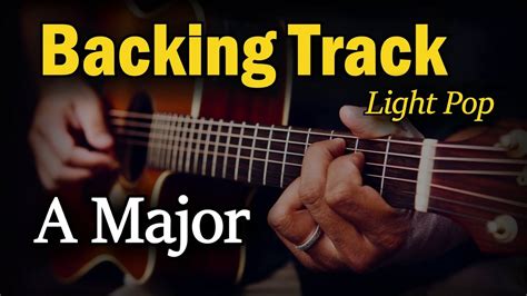 Light Pop Rock Backing Track A Major 100 Bpm Guitar Backing Track