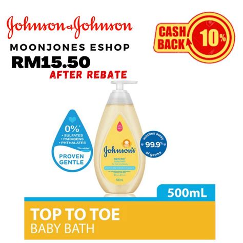 Johnson S Baby Top To Toe Bath 500ml Shopee Malaysia