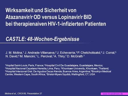 Switching From Stable Lopinavir Ritonavir Lpv R Based To Raltegravir