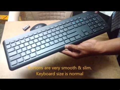 Unboxing Dell Wireless Keyboard And Mouse Km Dell Youtube