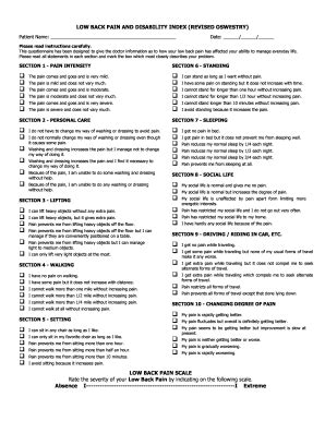 Oswestry Fillable Pdf 2020 2024 Fill And Sign Printable Template Online