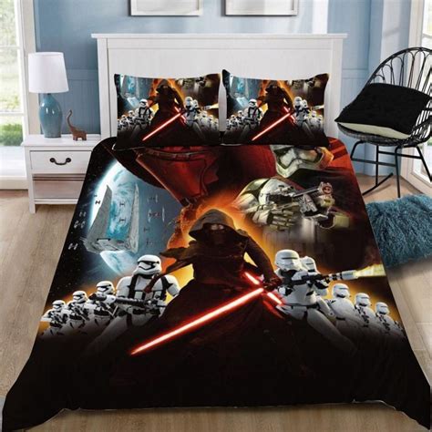 Housse De Couette Star Wars Dark Vador Stormtrooper Parure De Lit Ense