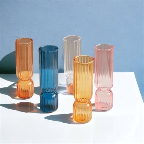 Colored Glass Vases - Etsy