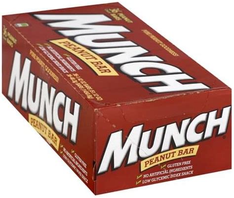 Munch Peanut Bar - 36 ea, Nutrition Information | Innit