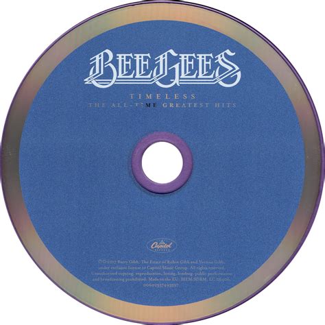 Car Tula Cd De Bee Gees Timeless The All Time Greatest Hits Portada