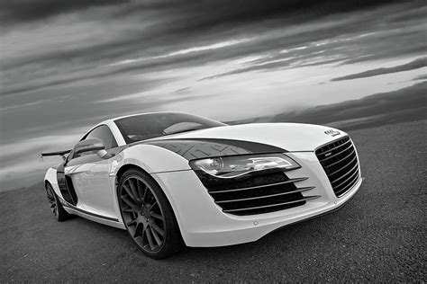 Audi R In Black And White Photograph By Gill Billington Fine Art America