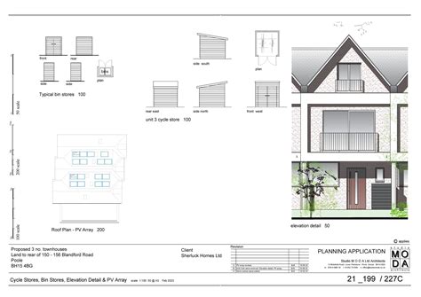 Land rear of nos 150-156 Blandford Road, Poole | DHPC