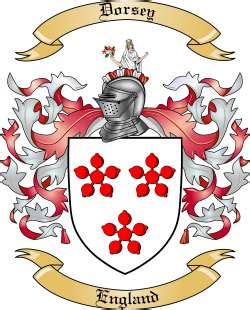 Dorsey Family Crest from England by The Tree Maker