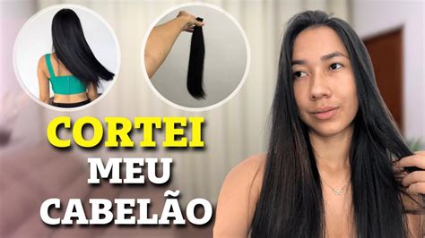 Cortei Meu Cabelo Longo E Decidi Fazer O Corte Long Bob Será Que é