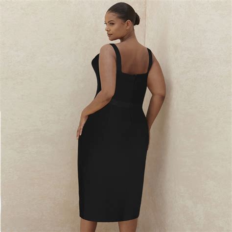 La Belle Diamond Plus Size Bandage Sexy Dress La Belle Diamond