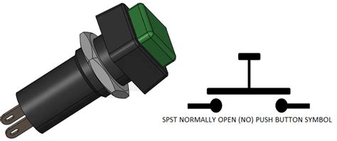 Spst Momentary Push Button Technical Specifications Datasheet