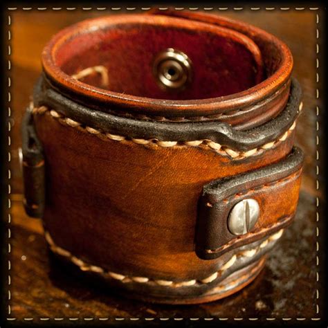 Leather Cuff Watches Watch Bands And Cuffs By Rockstar Leatherworks