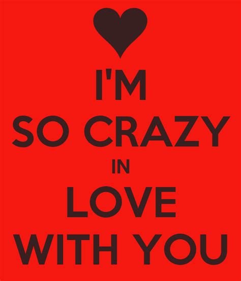 Im So Crazy In Love With You Poster Angel Keep Calm O Matic