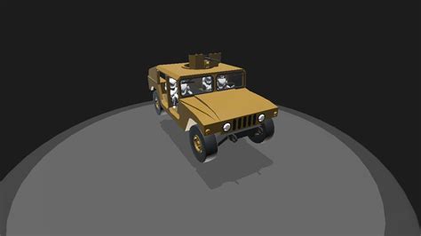 SimplePlanes | Humvee Open Armoured Turret