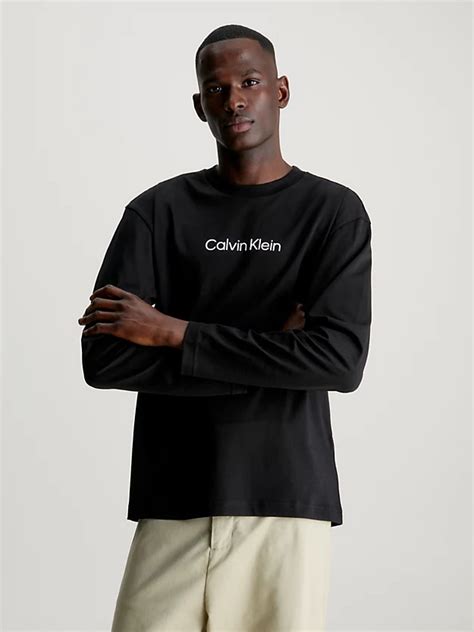 Long Sleeve Logo T Shirt Calvin Klein® K10k112396beh