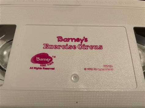 Rare Barneys Exercise Circus Parade Of Numbers Vhs 1996 2 Tape Set 45986999122 Ebay