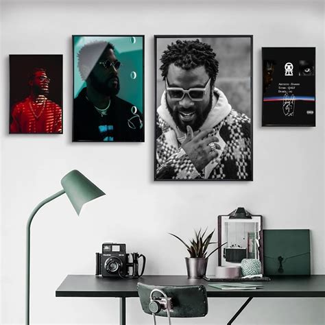 ۞damso Qalf Rapper Poster Posters Kraft Paper Vintage Poster Wall Art