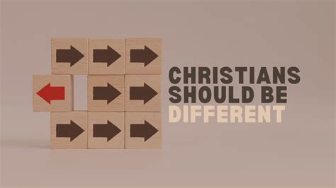 Christians Should Be Different TravisAgnew Org