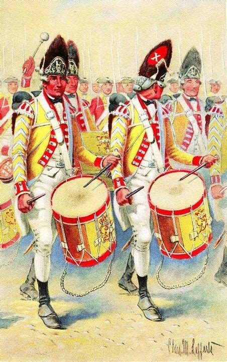 Drummers British Th Regiment Of Foot American Uniform