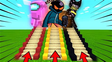 Minecraft PE DO NOT CHOOSE THE WRONG STAIRCASE Crewmate Whitty