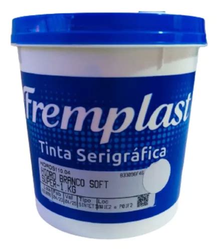 Tinta Serigr Fica Fremplast Hidro Mix Super Kg Mercadolivre