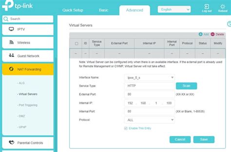 Port Forwarding How To Set Up Virtual Server On The AC VDSL ADSL Modem