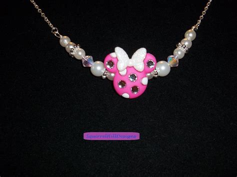 Minnie Mouse Necklace Girls Necklace Disney Inspired Magic - Etsy