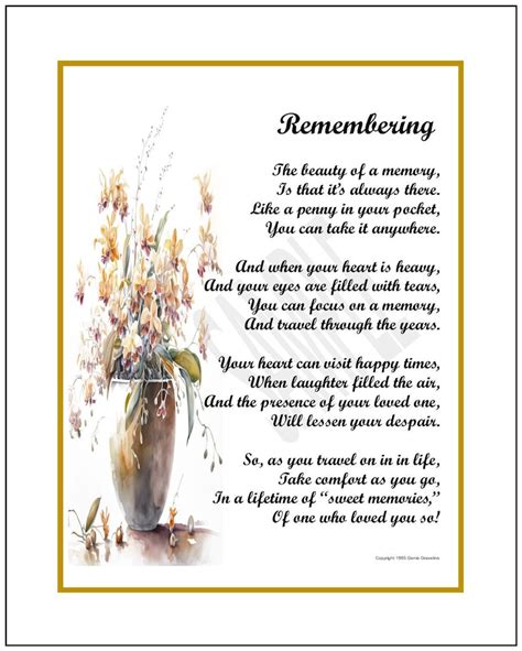 Bereavement Poem Digital Download Condolence T Etsy Australia