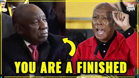 Malema Blasts Ramaphosa For Selling Out And Working With Oppressors