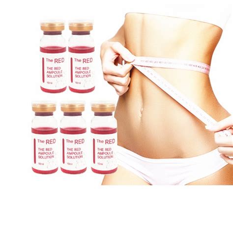 Lipolytic Injection Dissolve Fat Lipolysis Ampoule Red Ampoule Solution