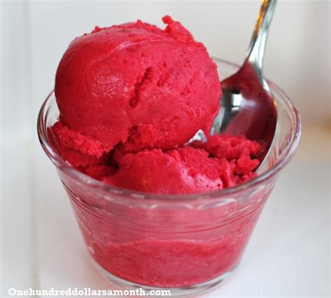 Recipe How To Make Raspberry Sorbet