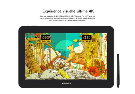 Xp Pen Xppen Artist Pro Tp Tablette Graphique Avec Ecran K