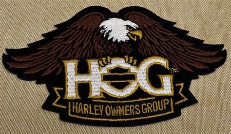 Patch Harley Davidson Hog Patch Harley Owners Group Eagle Parche